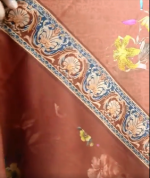 Merun color flower print - Image 2