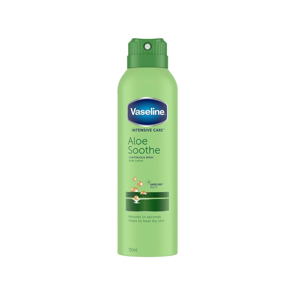 Vaseline Intensive Care Spray Moisturizer Aloe Soothe (190ml)